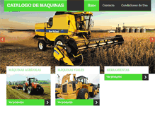 Tablet Screenshot of catalogodemaquinas.com.ar